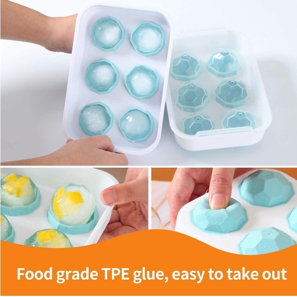 Large Ice Cube Tray set of 2 - Picture 4 of 8